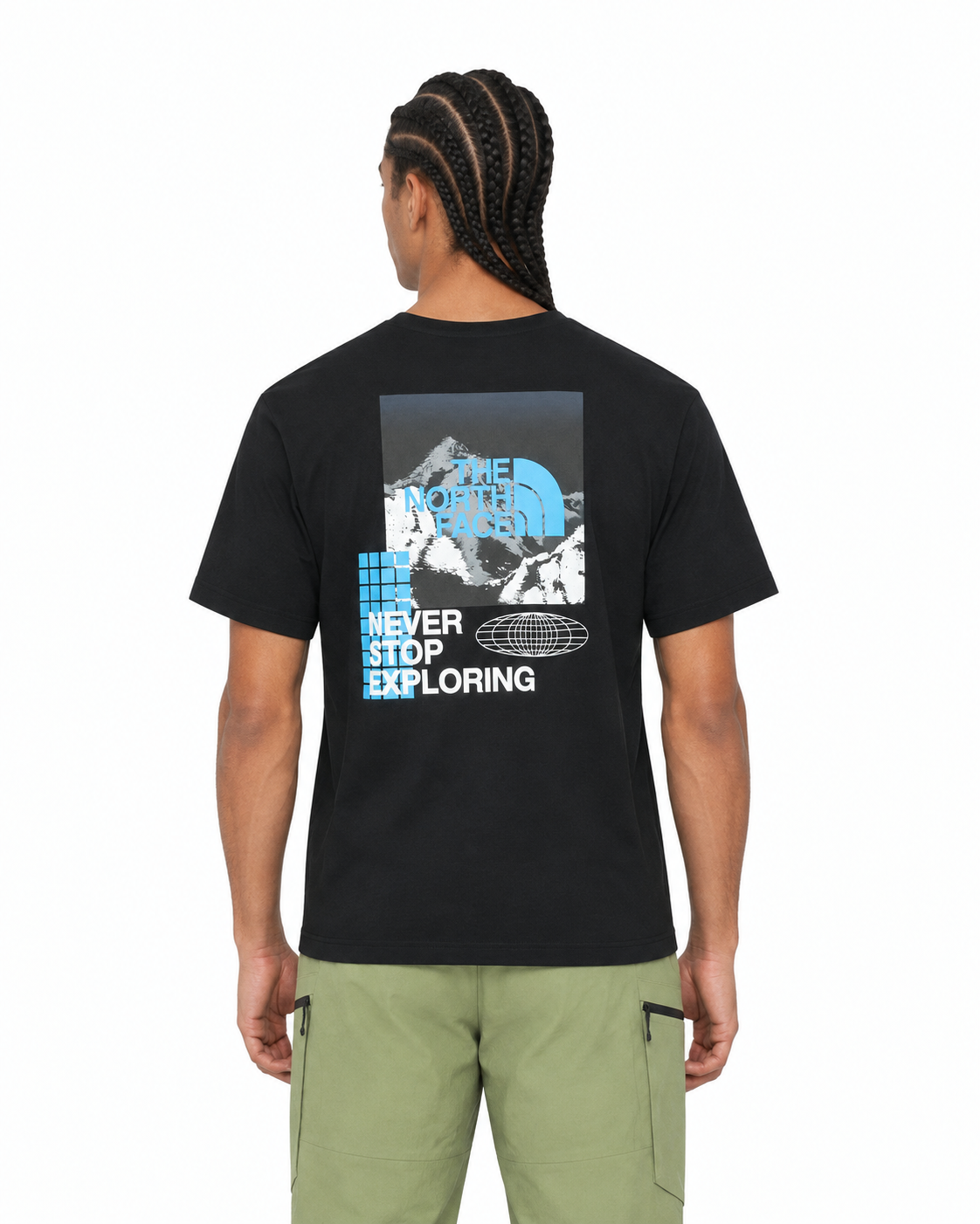 The North Face Mens Energy Graphic Logo T Shirt in Black