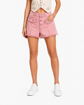Pink Denim Skort